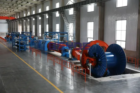 Cable extrusion and processing equipment