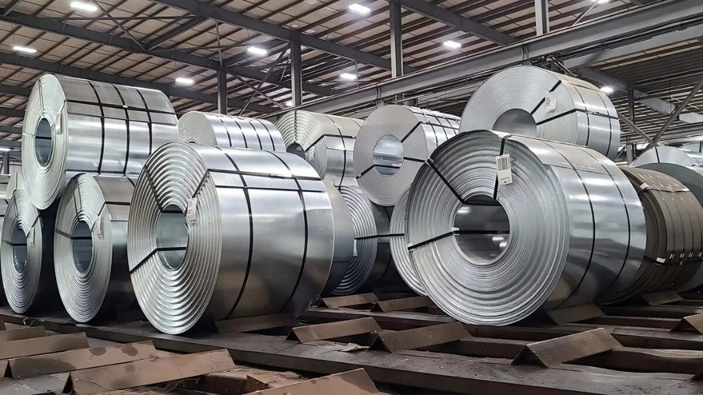 Galvanized steel coil rolls